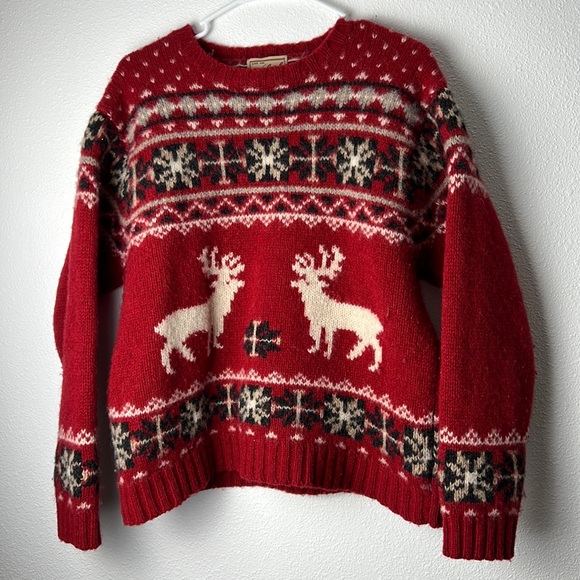 Woolrich Sweaters - Woolrich oversized wool faire isle sweater